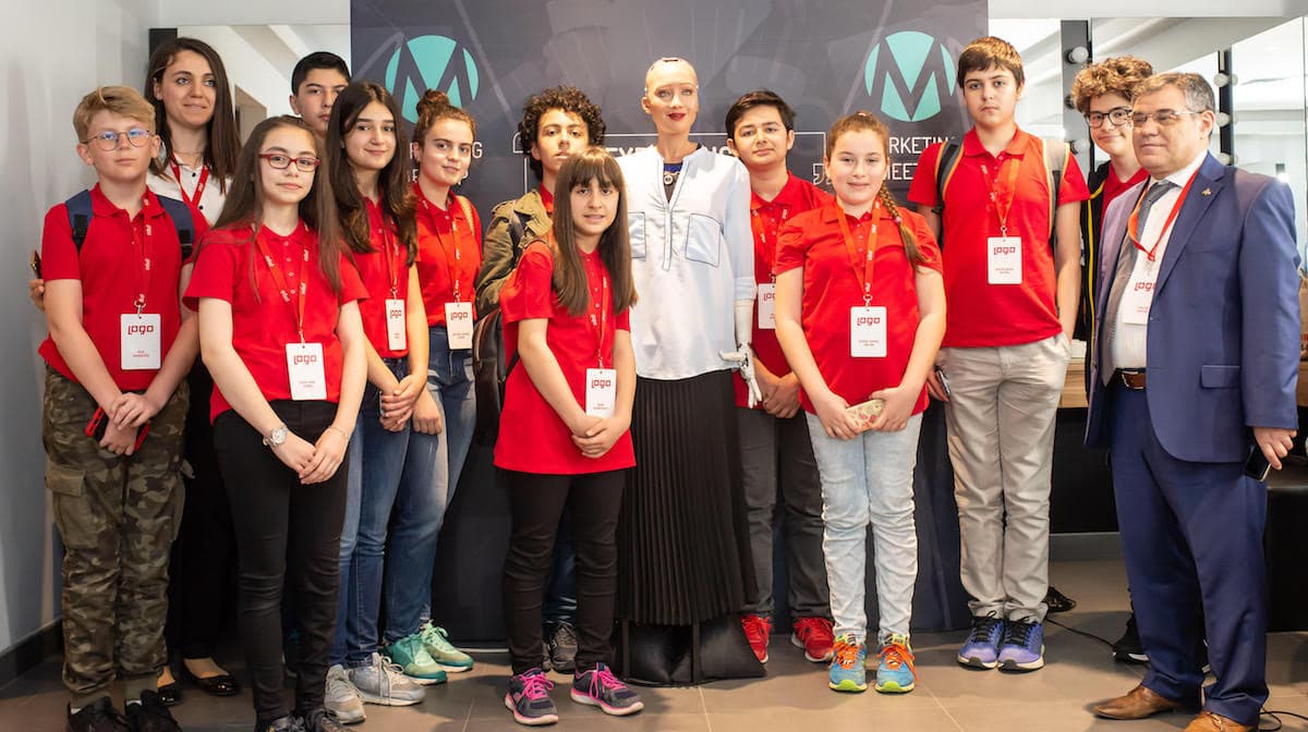 En teknolojik 23 Nisan Kutlaması, Robot Sophia’dan